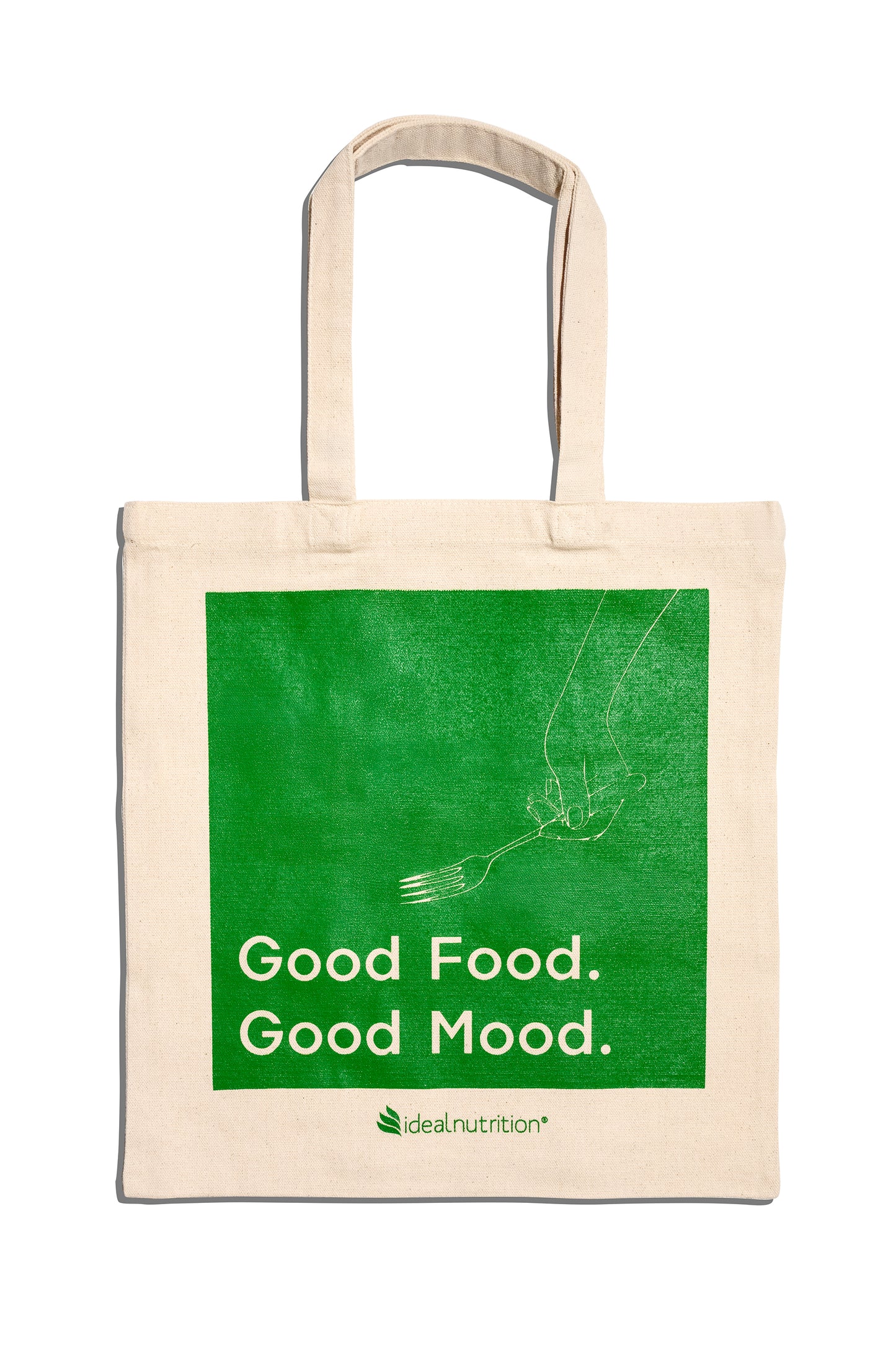 “Good Food. Good Mood.” Ideal Nutrition Canvas Tote